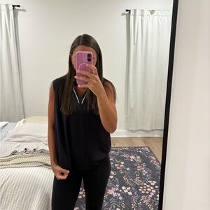 Tuckernuck Black Sleeveless Performance Jersey top